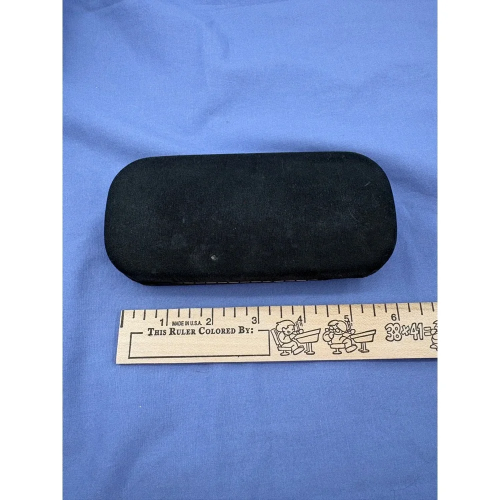 Disney Mickey Mouse Club Glasses Case OS Black Member Logo Disneyland Resort